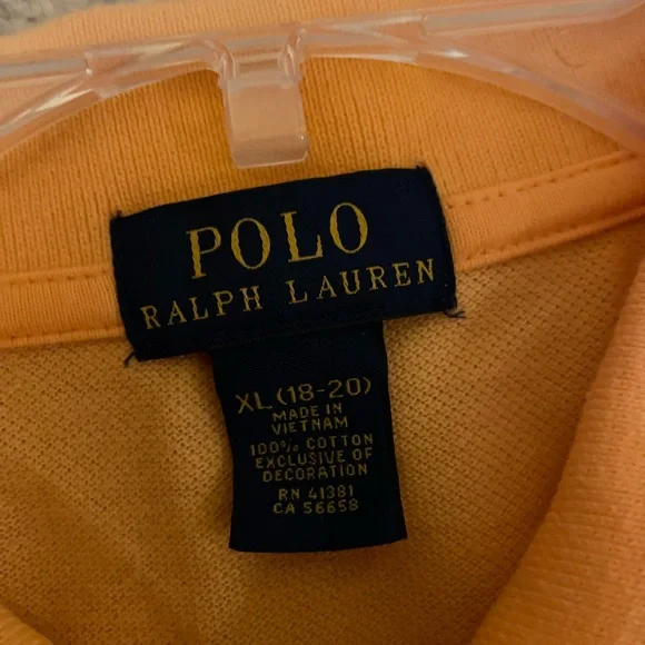 Ralph Lauren Polo Youth XL - Picture 3 of 3